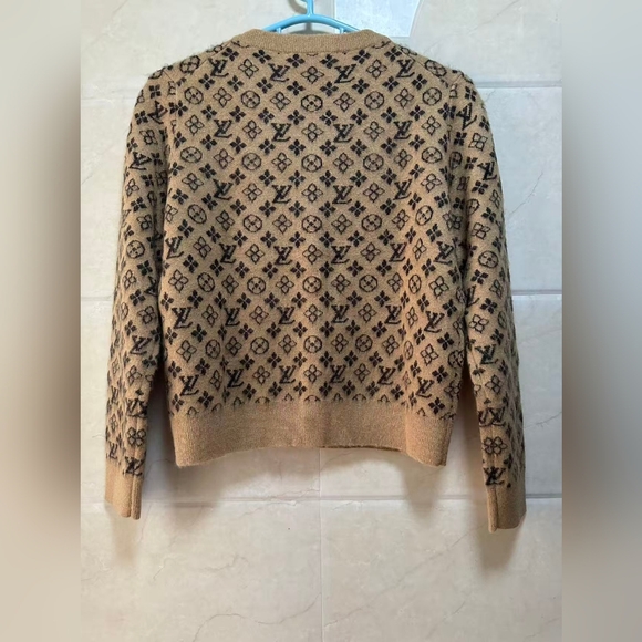Louis Vuitton Round neck jacquard knitted cardigan - Picture 2 of 11